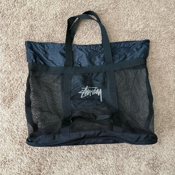 Stussy Mesh Tote Bag - Picture 1 of 5